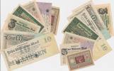 Deutschland Lot 7 versch.Reichsbanknoten um 1920/23 von 2 Mark -Eine Milliarde Mark -