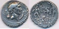 Römische Republik Denar Sextus Pompeius Denarius -