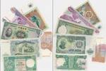Lot 6 versch.moderne Banknoten u.a. Hongkong, China, Cambodge, Hrvatska -