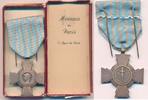 Frankreich Tragbare Auszeichnung am orig.Band und Etui Croix du Combattant 1914-1918 -