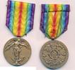 Belgien Medaille am Band,La Grande Cuirre la Civilsation de Groote Oorloc tot de Besch. -