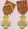 Belgien Verdienstkreuz für Militär am orig. Band -