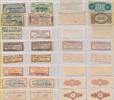 Lot von +16 verschiedene Zinsen Coupons ( USA,Gibraltar,Chinoise u. a. ) -