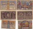 Halberstadt 10 25 Pfennig 3x Notgeldscheine Sachsen Anhalt -