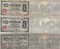 Deutschland 3 x 10 Pfennig Notgeld Gutschein Köln Cöln 3 Stück -