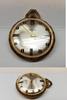 HEGA Taschenuhr Uhr vergoldet 17 Jewels Handaufzug -