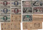 Weimar 5 x 50 Pfennig und 4 x 25 Pfennig 9 Notgeldscheine Thüringen -