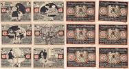 Weissenfels a.d.Saale 6 x 50 Pfennig 6 Notgeldscheine der Stadt über Schuhe -