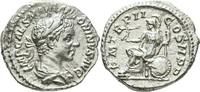 Römische Kaiserzeit Denar Elagabalus Denarius Rome Victory Scepter Shield -