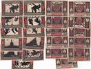 Detmold 50 Pfennig 11x Notgeldscheine der Stadt Detmold -