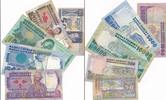 Madagaskar Lot 5 versch.Banknoten um 1980 v. 50 bis 10000 Francs -