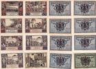 Arnstadt 25 50 Pfennig Notgeldscheine 8 Stück -