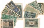 Deutschland Lot 5 versch.Banknoten v.1917-1922 5 Mark - 1000 Mark -