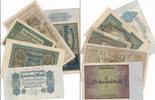 Deutschland Lot 5 versch.Banknoten 10 - 1000 Mark aus den Jahren 1910 - 1922 -