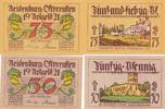 Neidenburg Ostpreußen Notgeld 50 und 75 Pfennig -