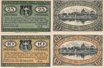 Neidenburg Ostpreußen Stadtgeldschein 10 und 25 Pfennig -
