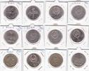 Russland 6x 1 Rubel CCCP Sowjetunion Münzen Lot 6 Stück -
