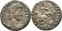 Römische Kaiserzeit Follis Constantius II Follis Horseman Battle -