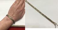 Teils vergoldetes Silberarmband 835er Silber -