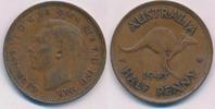 Australien 1/2 Penny Georg VI. (1936-1952) Half Penny -