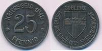 Deutschland 25 Pfennig Koblenz Coblenz Kriegsgeld -