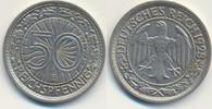 Deutschland 50 Pfennig Weimarer Republik Mzz.E -