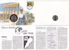 Libanon 1 Livre Numisbrief Münzbrief Liban Lübnan Stempel 1987 لبنان عملة حية -