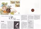 Anguilla 2 New Pence Numisbrief Münzbrief Stempel 1985 -