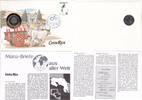 Costa Rica 5 Colones Numisbrief Münzbrief Stempel 1984 -