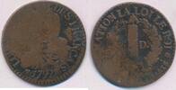 Frankreich 3 Deniers Münze Louis XVI Strasbourg BB -