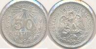 Mexico 50 Centavos Münze Mexiko in Münzrämchen -