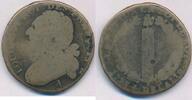 Frankreich 12 Denier Münze Louis XVI 1792 B Rouen Constitution -