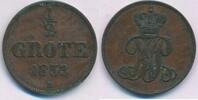 Altdeutschland 1/2 Grote Oldenburg Nicolaus Friedrich Peter 1853-1900 -