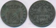 Altdeutschland 6 Kreuzer Bayern Silbermünze Maximilian II. Joseph (1848-1864) -