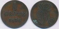 Altdeutschland 1/4 Grothe Oldenburg Paul Friedrich August (1829-1853) -