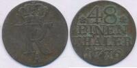 Altdeutschland 1/48 Taler Thaler 48 einen Taler Brandenburg-Preußen Friedrich II. der Große (1740-1786) -