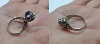 Giftring 925er Ring Silber Silberring Damenring Amethyst Amethystring -