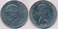 Großbritannien 1 Crown Elisabeth II. / Churchill -
