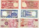 3 Banknoten um 1980 Ceylon,Ghana,Indonesien -