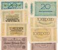 Deutschland Deutsches Reich 20 10 100 Millione MArk Notgeldschein Notgeld 4 Stück Lot Duisburg -