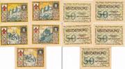 Deutschland Deutsches Reich 5x 50 Pfennig Notgeldschein Notgeld Stadt Westerburg Hessen 3 Stück -