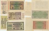 Deutschland 5 verschiedene Reichsbanknoten 1922/23 -