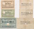 Deutschland Deutsches Reich 5 10 20 Mark Notgeldschein Notgeld Stadt Mainz Hessen KN 5 stellig 3 stück -