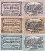 Deutschland Deutsches Reich 10 25 50 Pfennig Notgeldschein Notgeld Wiebelskirchen Saargebiet 3 Scheine -