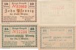 10 25 Pfennig 1918 Deutschland Deutsches Reich Notgeldschein Notgeld Stadt Wetzlar Rheinland Hessen 2 Scheine kassenfrisch unc