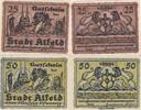 Deutschland Deutsches Land 25 50 Pfennig Notgeldschein Notgeld Stadt Alfed Hannover Niedersachsen 2 Scheine -