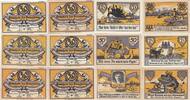 Deutschland Deutsches Land 6x 50 Pfennig Notgeldschein Notgeld ALTENWERDER u. FINKENWÄRDER Hannover 6 Scheine -