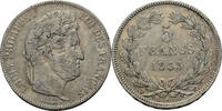 Frankreich 5 Francs Münze Louis Philippe I. 1830-1848 Lille -