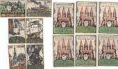 Deutschland Deutsches Reich 20 30 40 60 70 80 Pfennig , Satz Notgeldschein Notgeld Stadt Altona Schleswig-Holstein 6 Scheine -