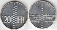 Schweiz 20 Franken Münze 20. Todestag von Gertrud Kurz 835er Silber Silbermünze Gedenkmünze -